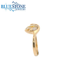 14K Yellow Gold Ring w/ Gold Quartz- Size 7
