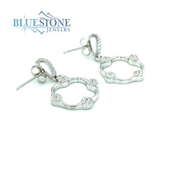 Sterling Silver CZ Earrings