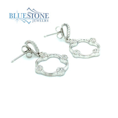 Sterling Silver CZ Earrings