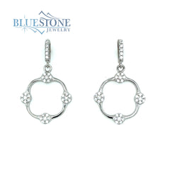Sterling Silver CZ Earrings