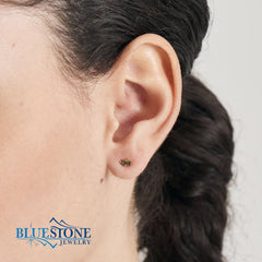 14kt Yellow Gold Tourmaline Earrings