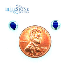 Sterling Silver Earrings with Lapis