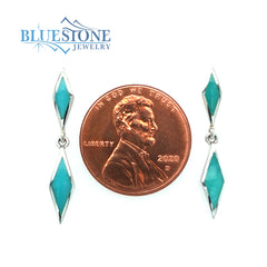 Silver Earrings with Turquoise