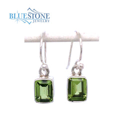 Sterling Silver Earrings with Peridot