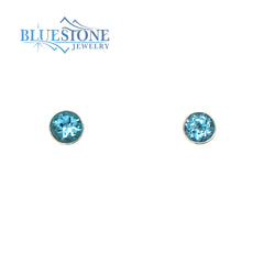 Sterling Silver Earrings with Topazes