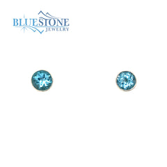 Sterling Silver Earrings with Topazes