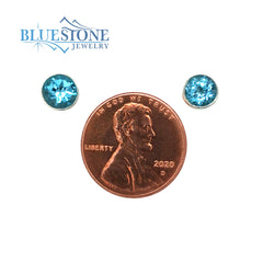 Sterling Silver Earrings with Topazes