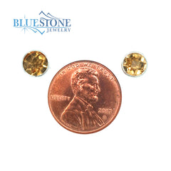 Silver Citrine Earrings