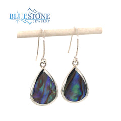 Sterling Silver Abalone Earrings