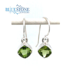 Sterling Silver Peridot Earrings