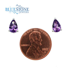 Sterling Silver Amethyst Earrings
