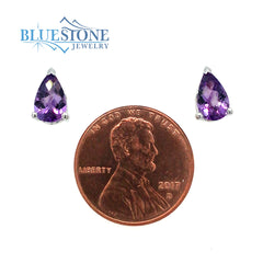 Sterling Silver Amethyst Earrings