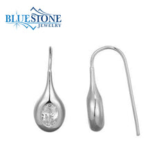 Sterling Silver Earrings with CZs