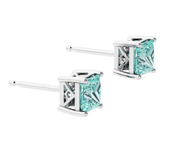 Silver Tourmaline Earrings