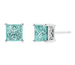 Silver Tourmaline Earrings