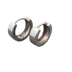 Silver Huggie Earrings