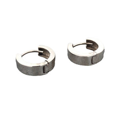 Silver Huggie Earrings