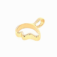 Small 14kt Yellow Gold Bear Outline Pendant
