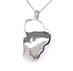 X-Large 14KWG Lake Tahoe Pendant with Hydro Topaz