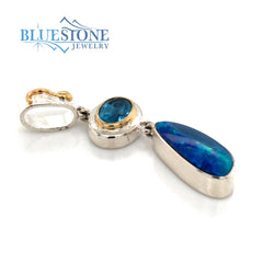 One-of-a-Kind Two-Tone Sterling Silver and 22 Karat Yellow Gold Vermei