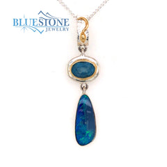 One-of-a-Kind Two-Tone Sterling Silver and 22 Karat Yellow Gold Vermei