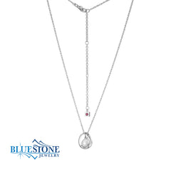 Silver Pearl Necklace- 20 inches