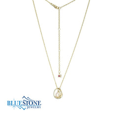 Sterling Silver 14 Karat Yellow Gold Plated Pendant