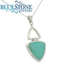 SterlingSilver Lapis and Turquoise Necklace -18 Inches