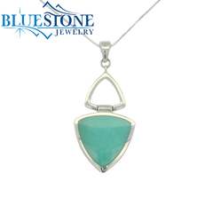 SterlingSilver Lapis and Turquoise Necklace -18 Inches