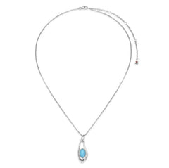 Sterling Silver Turquoise Necklace -20"