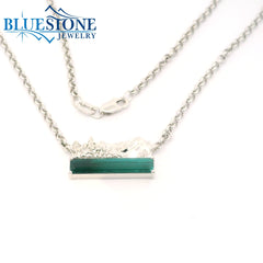 One of a kind 14K Lake Tahoe "East Shore" Necklace