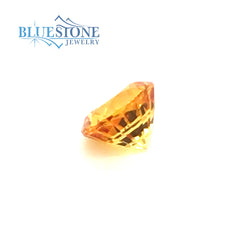 One Loose 4.6mm x 3.35mm 0.56 Carat Round Cut Genuine Ceylon Yellow Sa