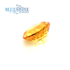 One Loose 4.6mm x 3.05mm 0.45 Carat Round Cut Genuine Ceylon Yellow Sa