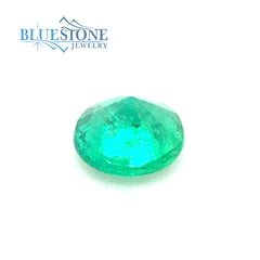 One Loose 4.85 x 3.0mm 0.35 Carat Round Cut Genuine Emerald.
Availabl