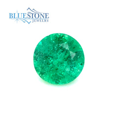 One Loose 4.85 x 3.0mm 0.35 Carat Round Cut Genuine Emerald.
Availabl