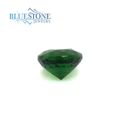 One Loose 4.6 x3.15mm 0.43 Carat Round Cut Genuine Green Tourmaline.