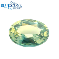 One Loose 1.54 Carat Bi Color Sapphire