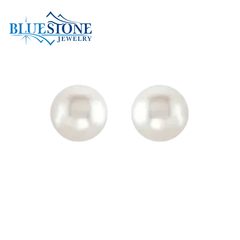 14KYG Stud Pearl Earrings - 8-8.5mm