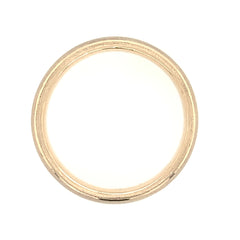 14k Yellow Gold Wedding Band 5mm Wide Size 9