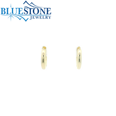 Gold Plated 2mm Hoop Earrings