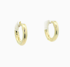 Gold Plated 2mm Hoop Earrings