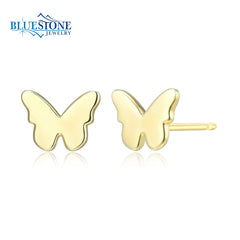 Gold Plated Butterfly Earrings