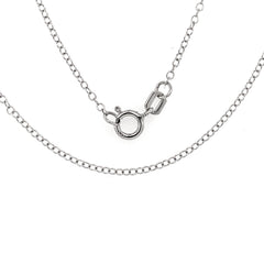 18" Sterling Silver Rolo Chain