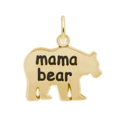 Gold Plated Mama Bear Charm