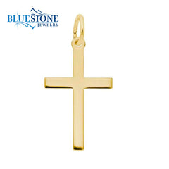 Gold Plated Cross Charm