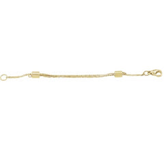 14 Karat Yellow Gold-Plated 3 to 6 inch Adjustable Chain Extender