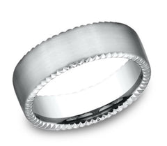 14 Karat White Gold 6mm Band- Special Order Only
