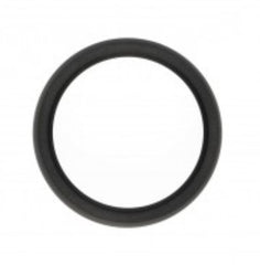 8mm Domed Solid Black Diamond Ring -Size 9.5