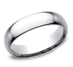 Cobalt Chrome Wedding Band
