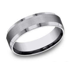 Tungsten 6mm Comfort Fit Wedding Band-size 10
